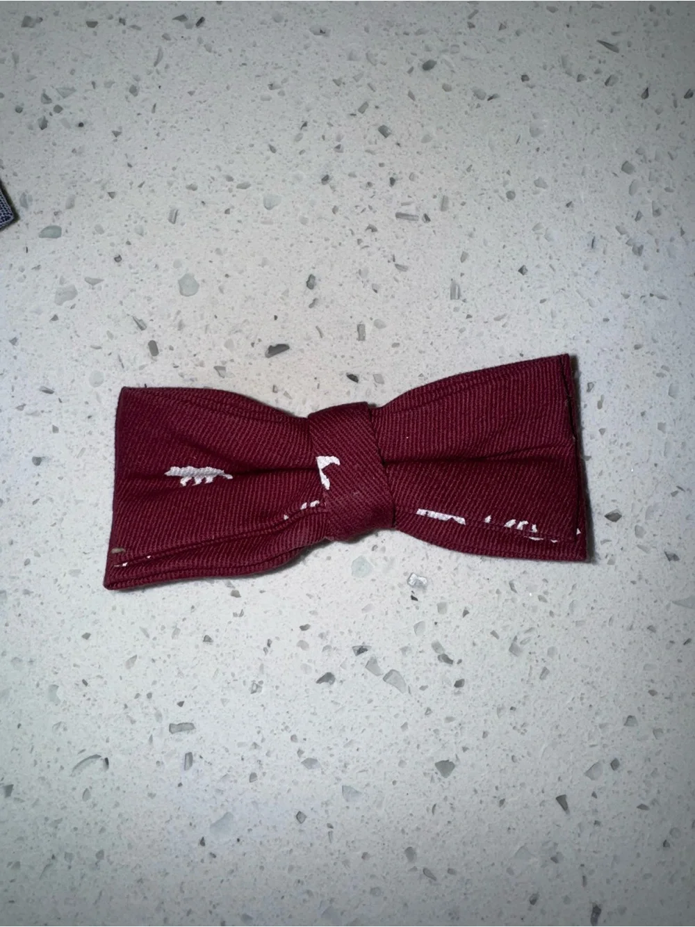 Boys Toddler Bow tie Set - Burgundy and Blue